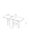 Стол-книжка 750х300/1600х600 СТ-1